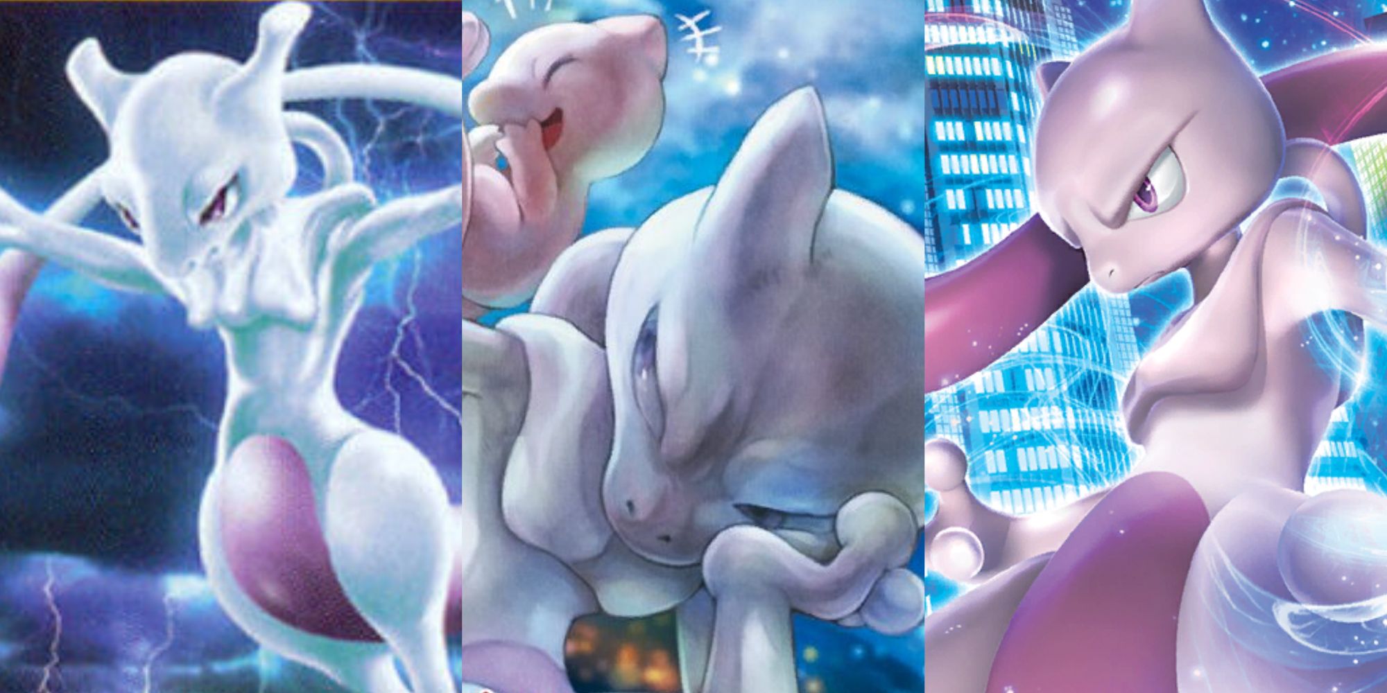 Pokemon - Mew and Mewtwo with 2 poses