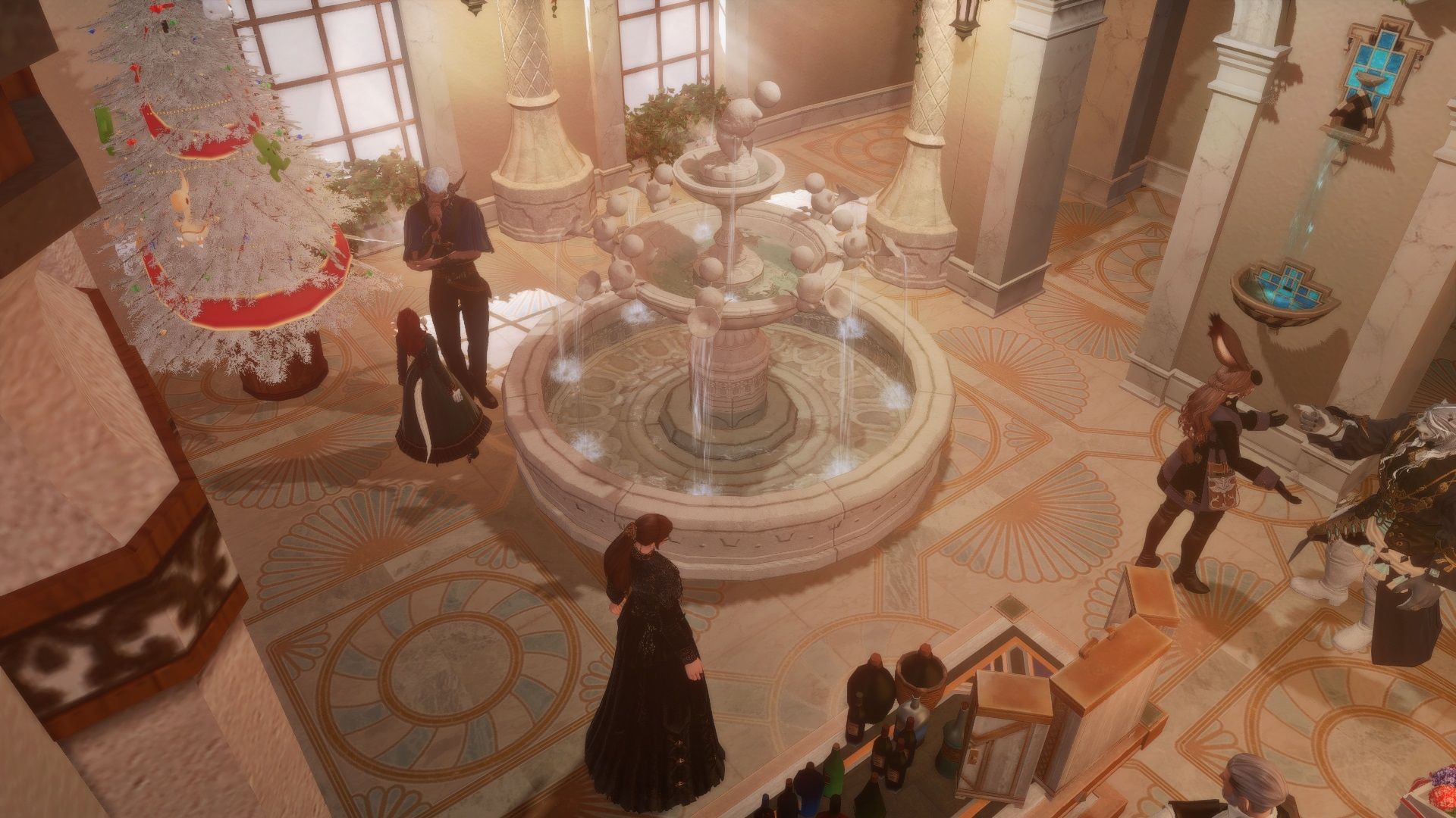 Final Fantasy 14 Gallery Figaro Starlight Soiree lobby