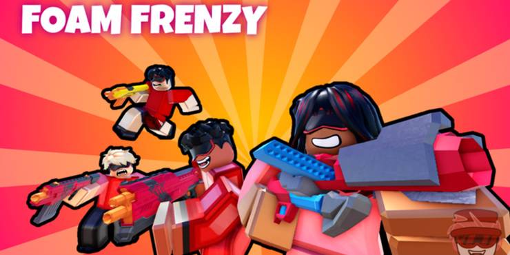 Foam Frenzy Characters With Foam Guns