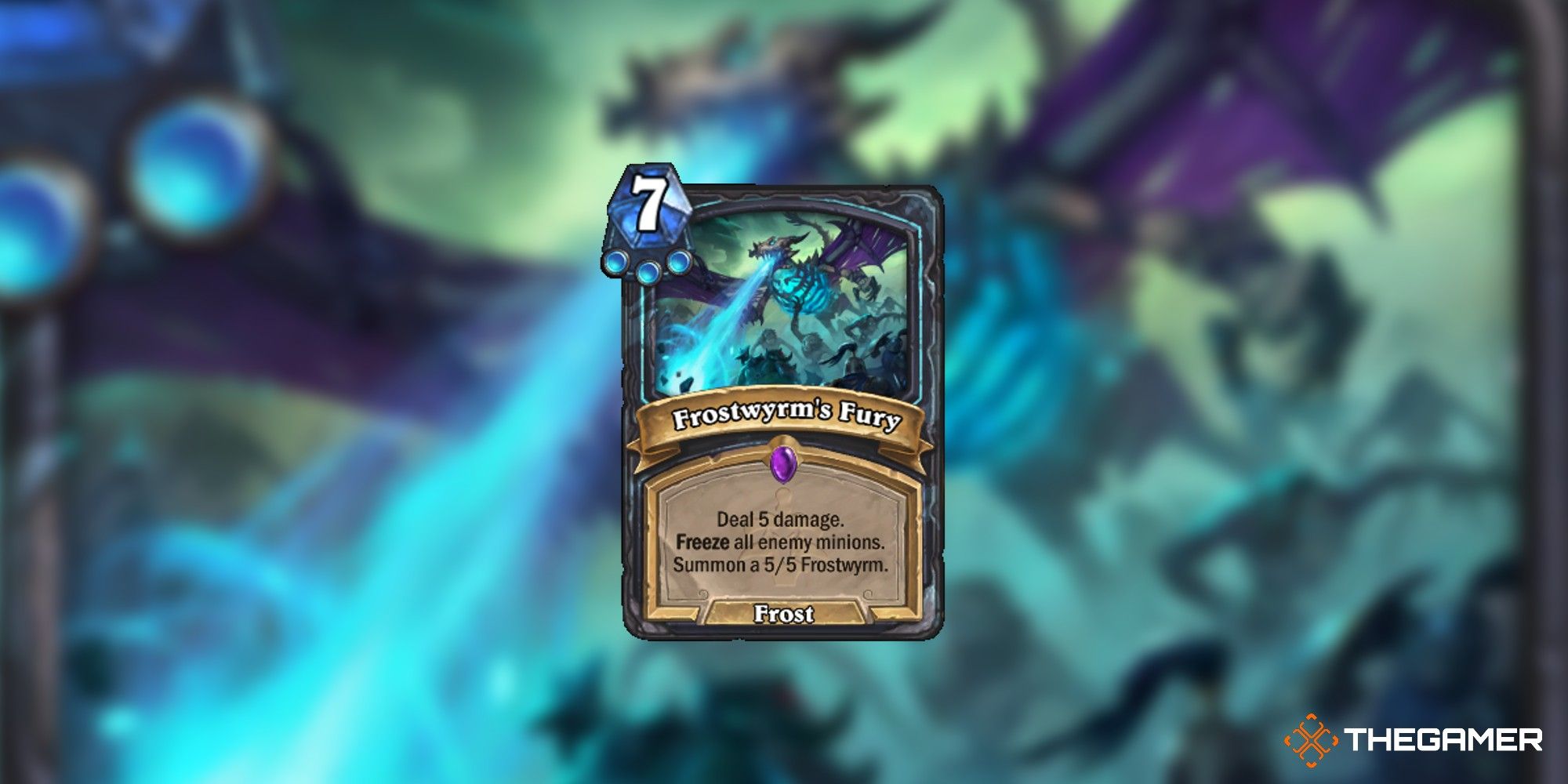 Frostwyrm's Fury Deathknight Card Hearthstone