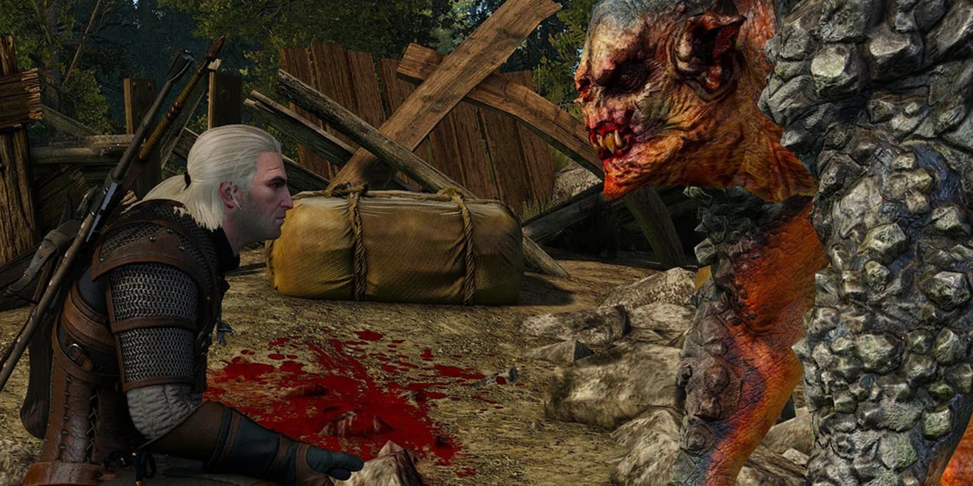geralt and trollololo the witcher 3