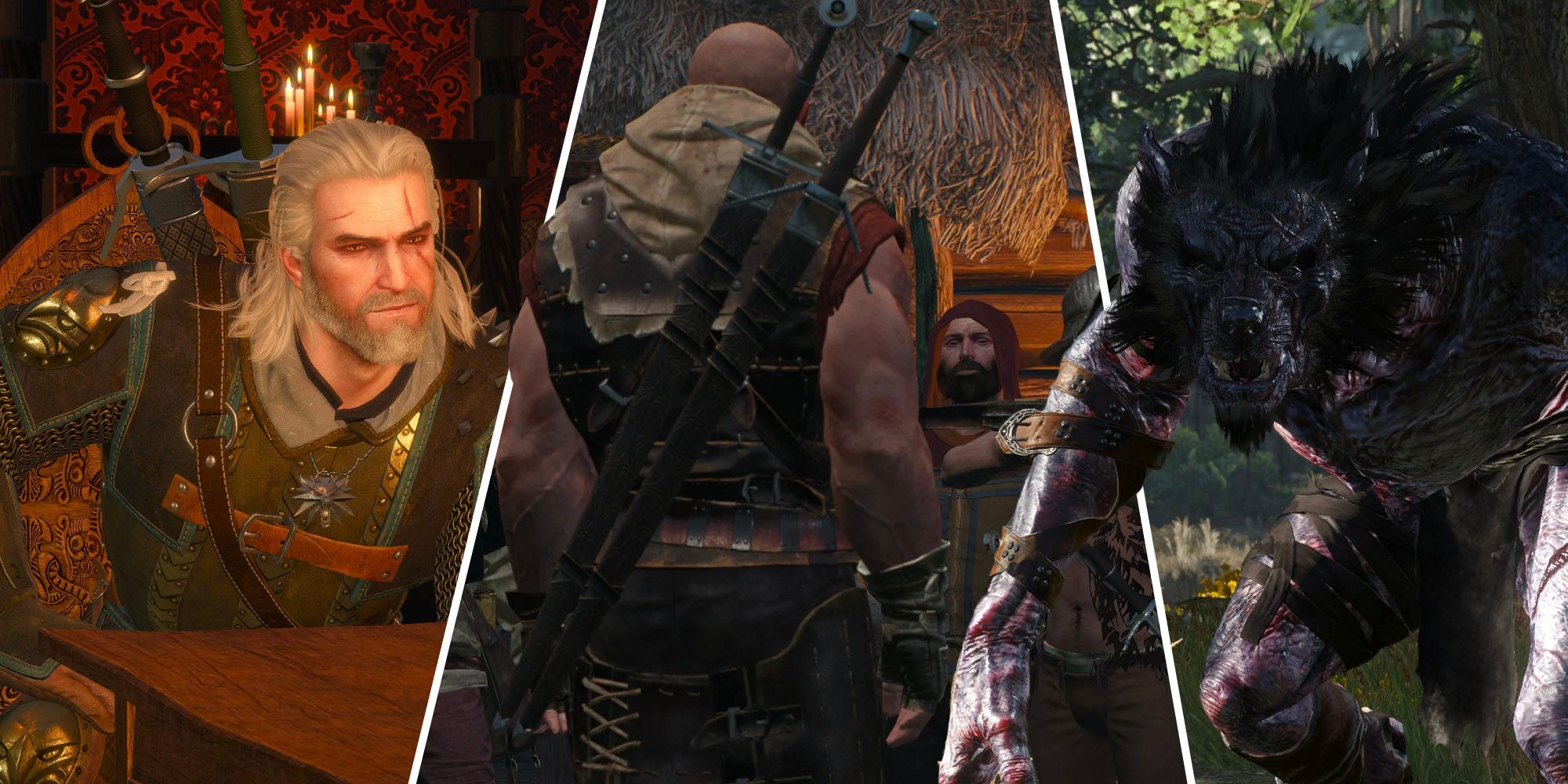 geralt letho and werewolf in the featured image for the witcher 3