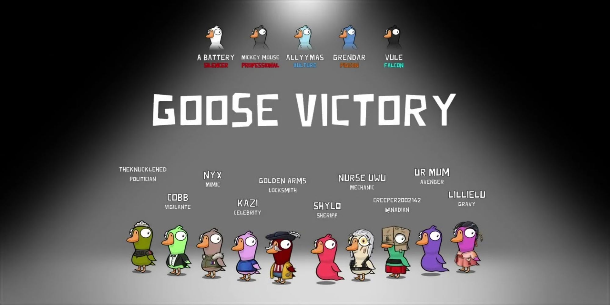 Goose Victory in Goose Goose Duck