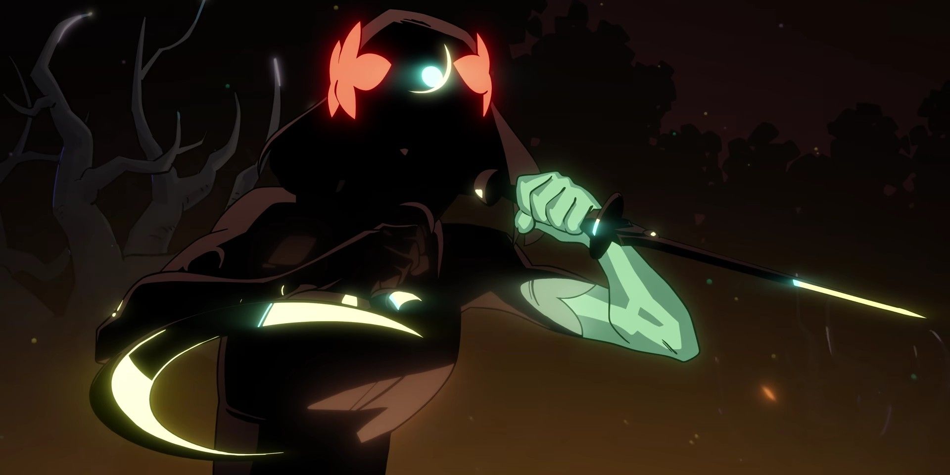 Hades 2 screenshot of Melinoe's silhouette
