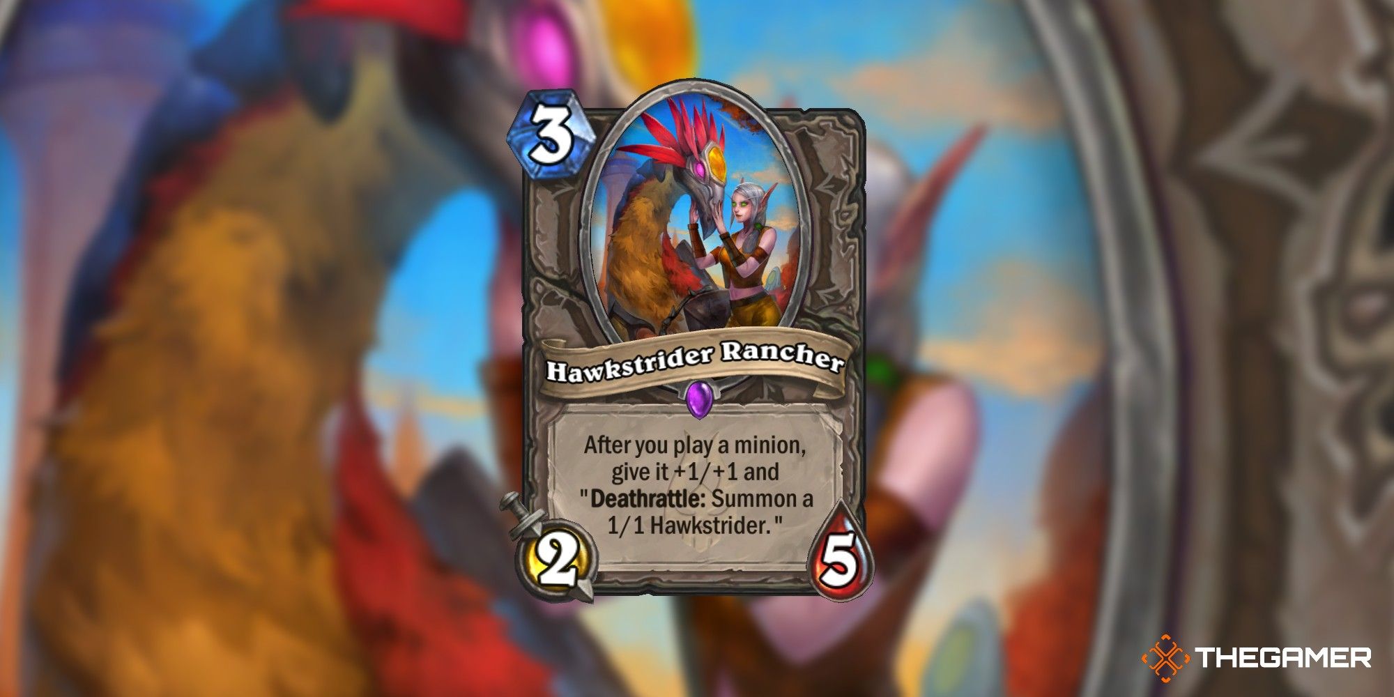 Hawkstrider Rancher Hearthstone Card