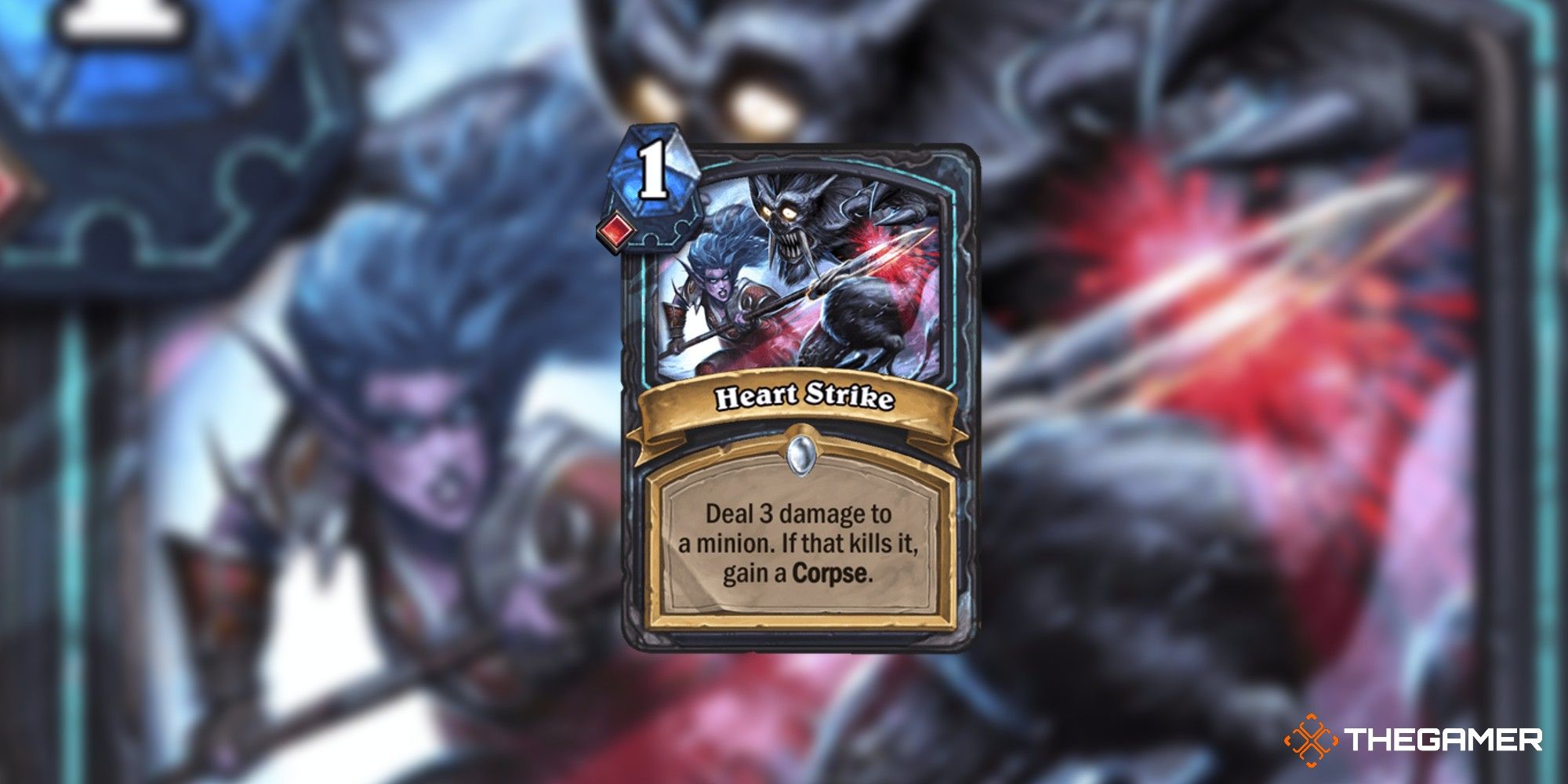 Heart Strike Death Knight Card Hearthstone