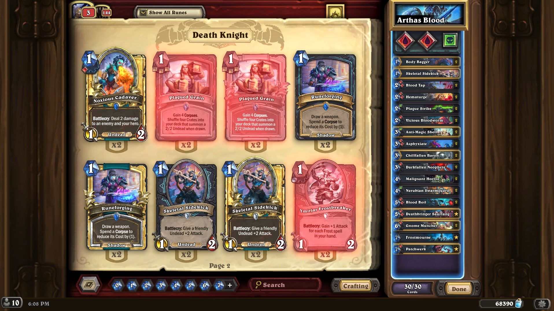 I Hope Whoever Builds My Hearthstone Decks Is Having Fun With Death Knight