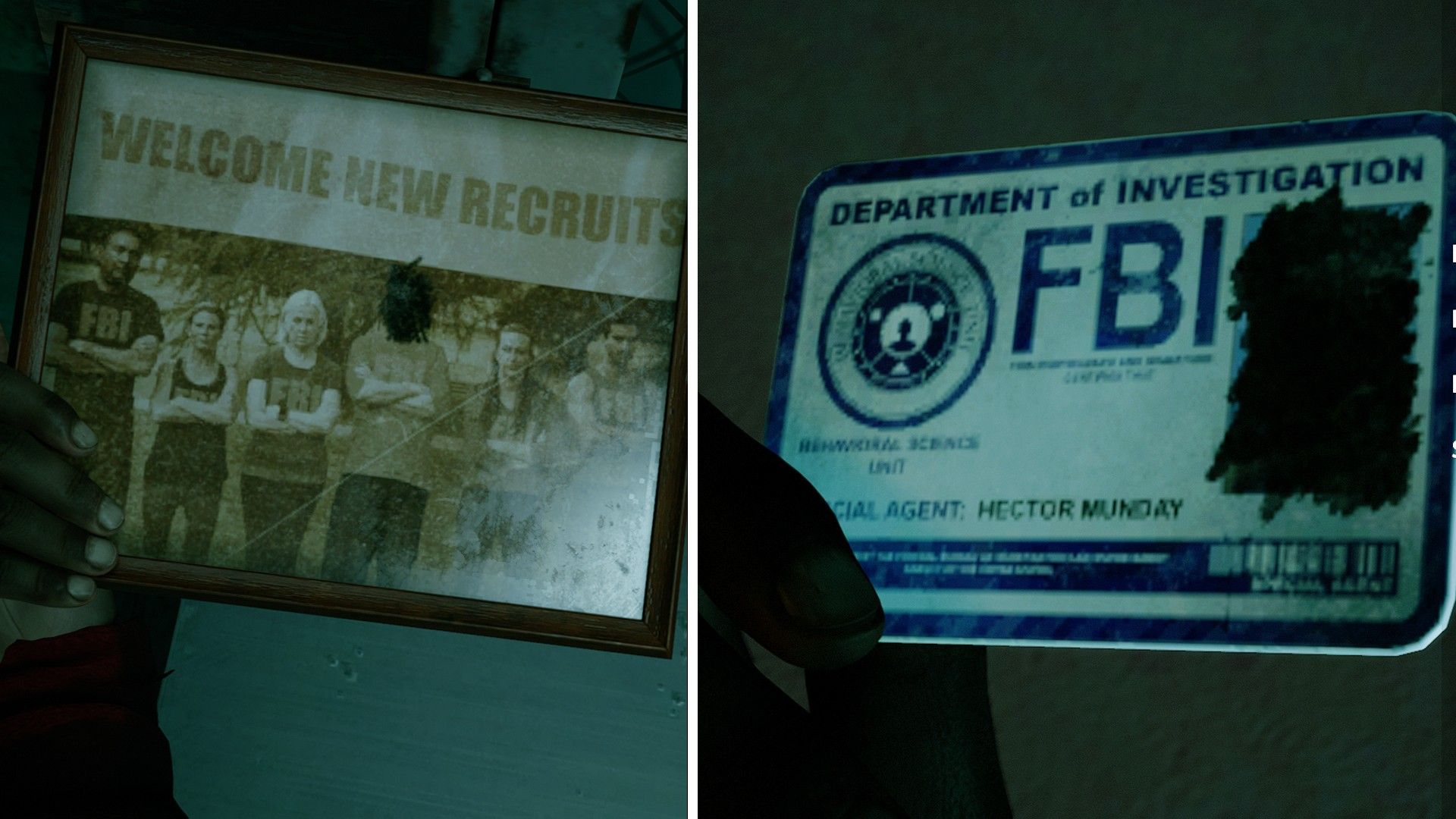 Hector Munday's FBI ID and new recruit photograph, revealing Du'Meyt's real identity in The Devil In Me