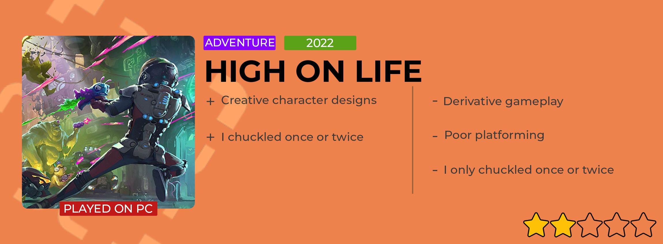 High on Life review card