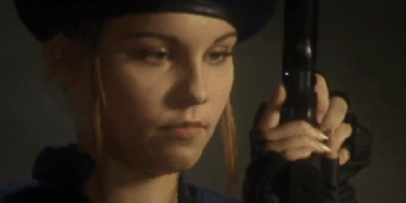 Jill Valentine from the intro of the original Resident Evil back in 1996.