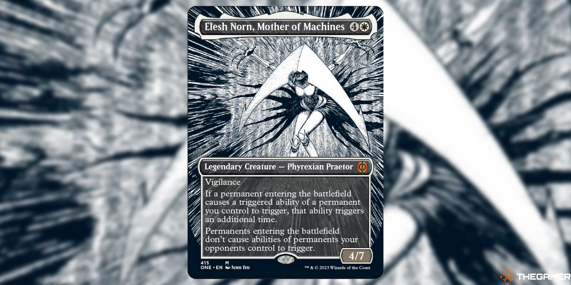 Junji Ito is guest artist on Magic: The Gathering's Phyrexia set