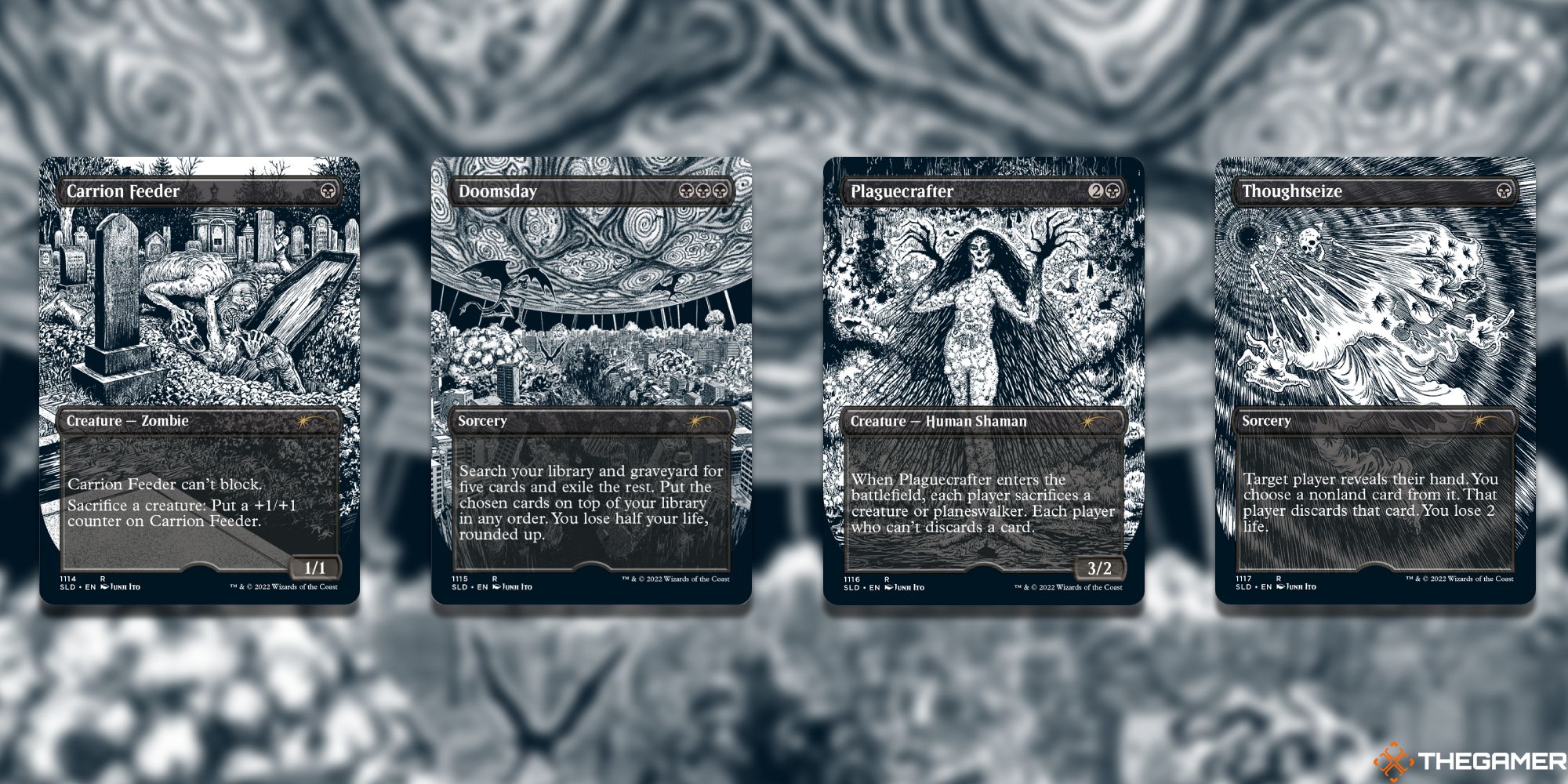 Junji Ito is guest artist on Magic: The Gathering's Phyrexia set