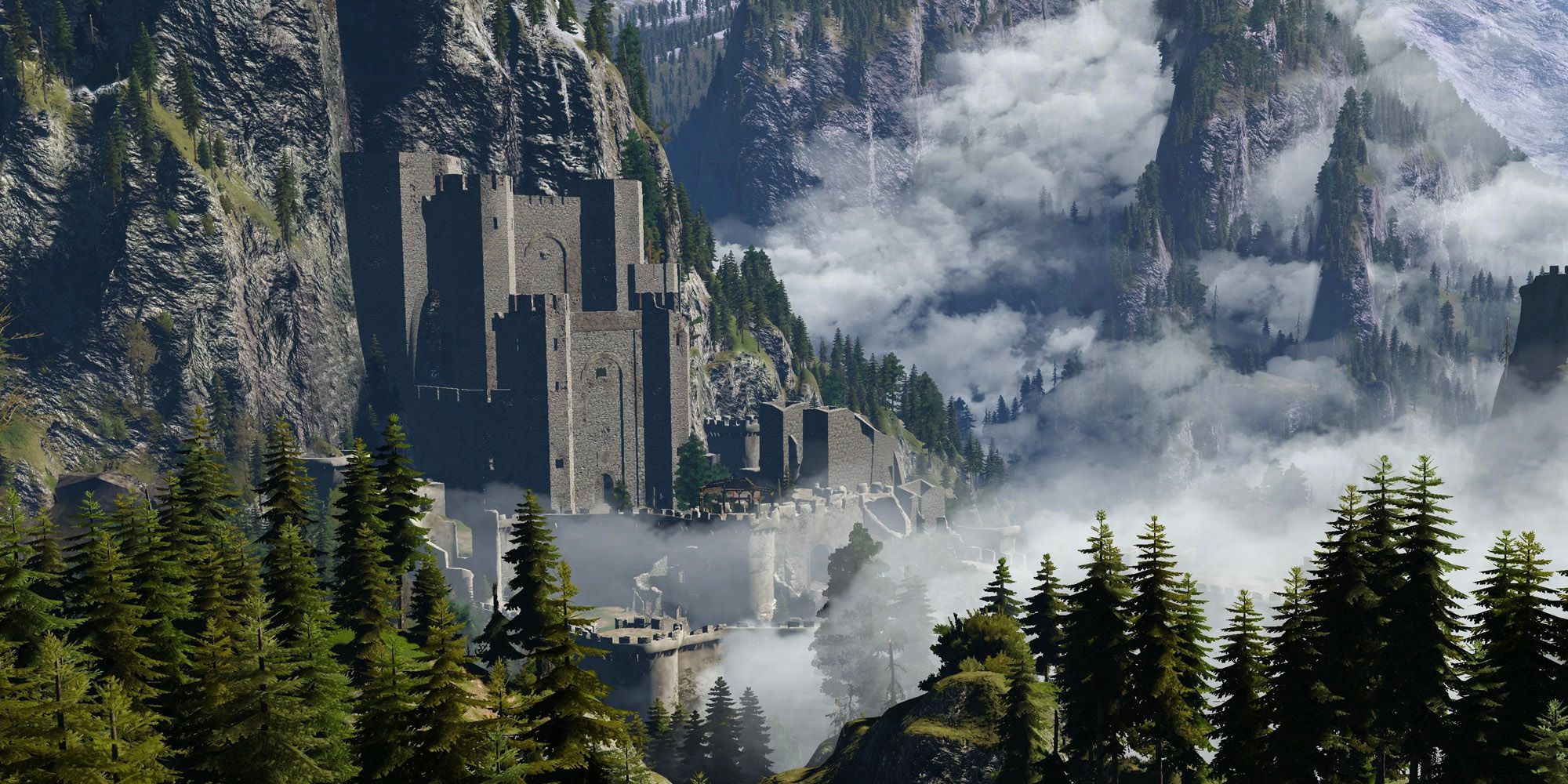 Royal Palace (Vizima)  Fantasy landscape, Fantasy castle, Castle aesthetic