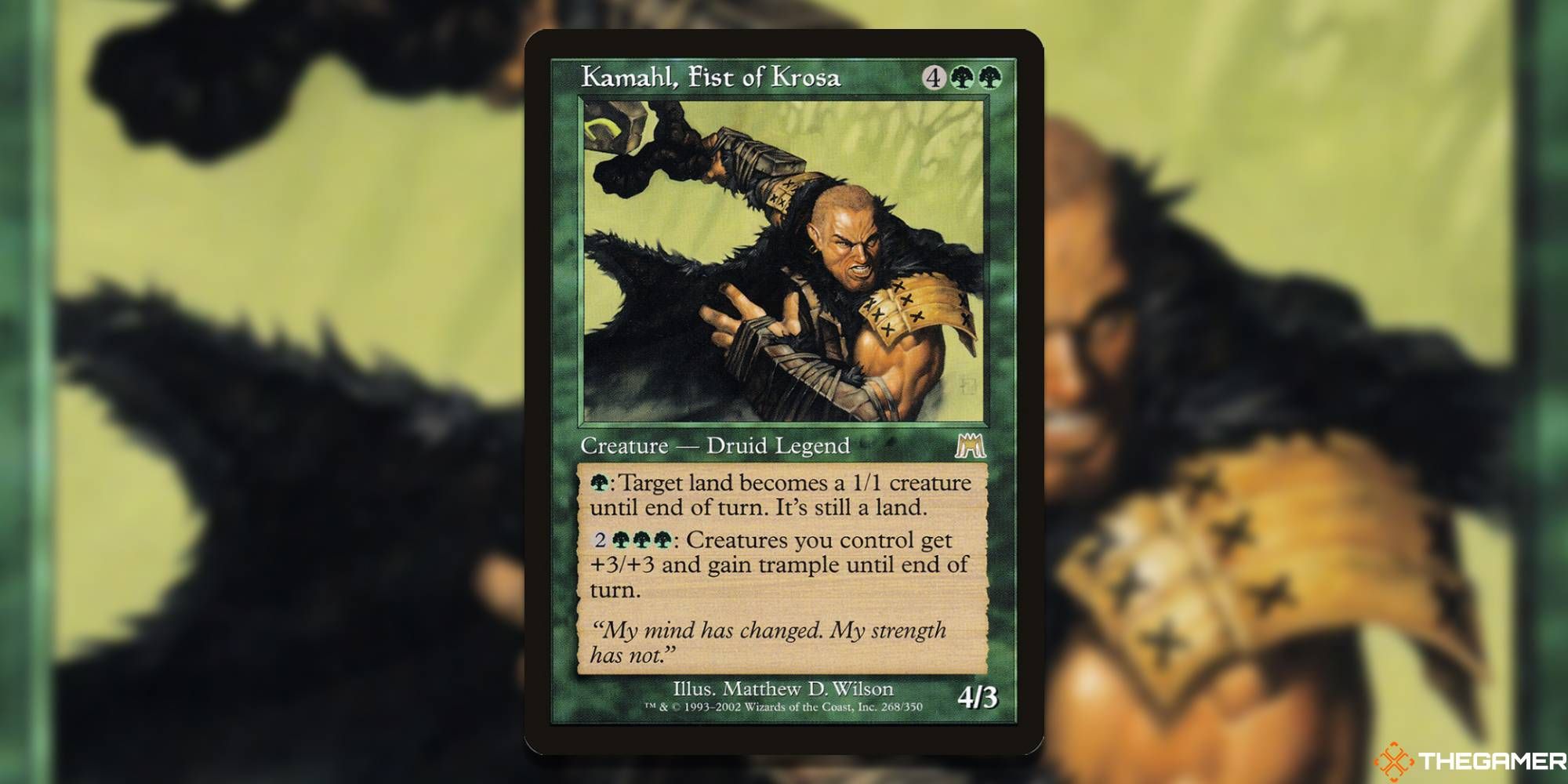 Kamahl, Fist of Krosa by Matthew D. Wilson - MTG Commanders DMR