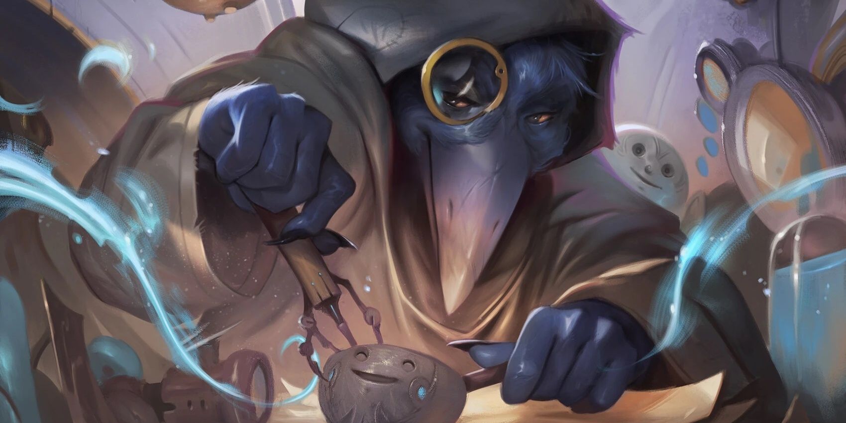 a kenku builds a homunculus