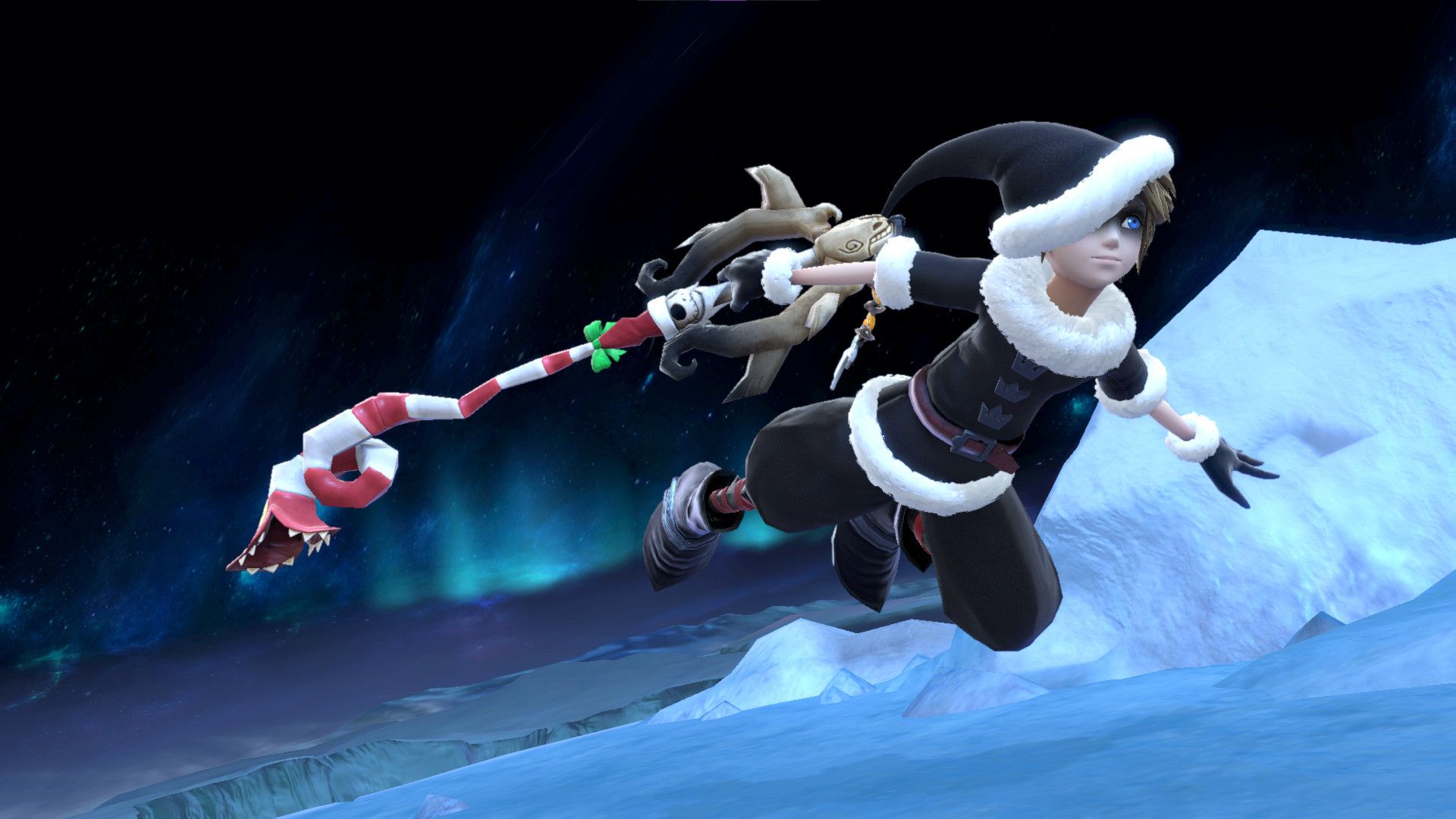 Kingdom Hearts 2 Sora Christmas Town Outfit Modded Into Super Smash Bros Ultimate