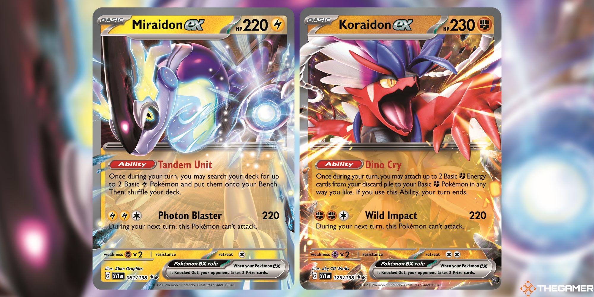 Koraidon Miraidon SVTCG