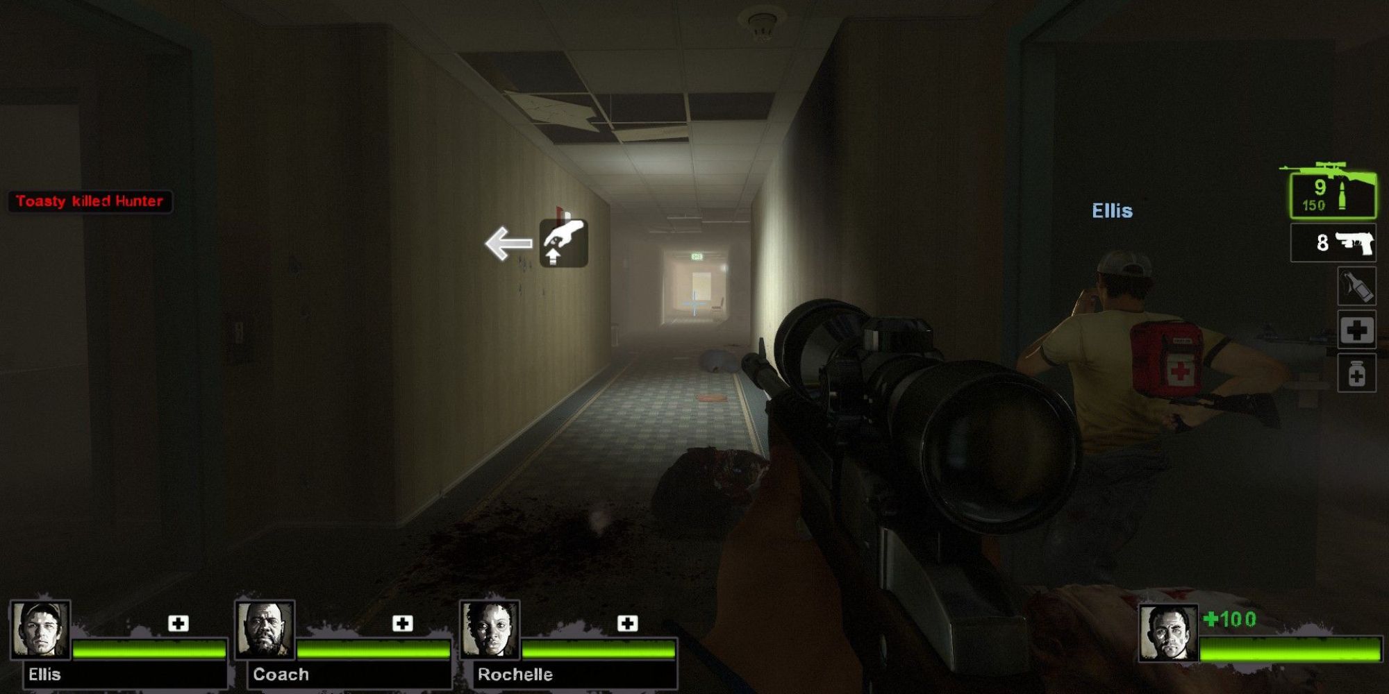 Left 4 Dead 2 Screenshot Of Hunting Rifle