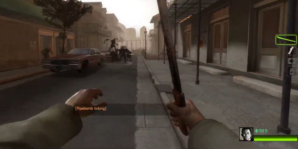 Left 4 Dead 2 Screenshot Of Pipe Bomb in Action