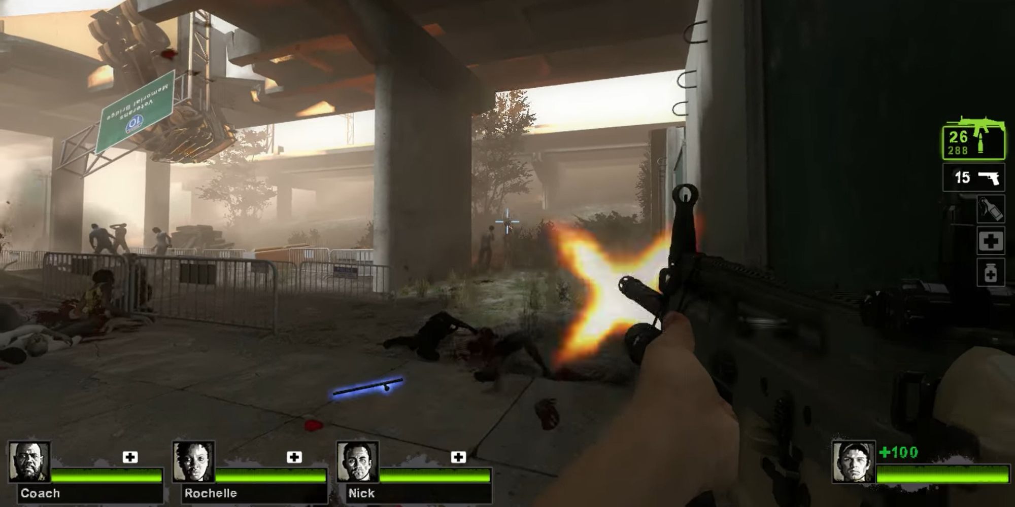 Left 4 Dead 2 Screenshot Of Scar weapon