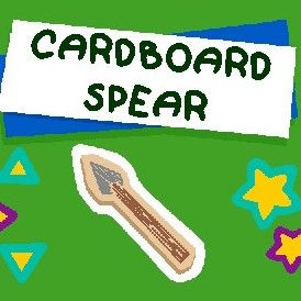 Cardboard Spear Item and Description
