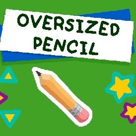 Oversized Pencil Item and Description