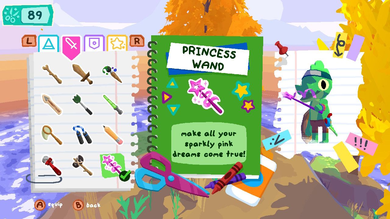 Princess Wand Crafting Menu Item Description