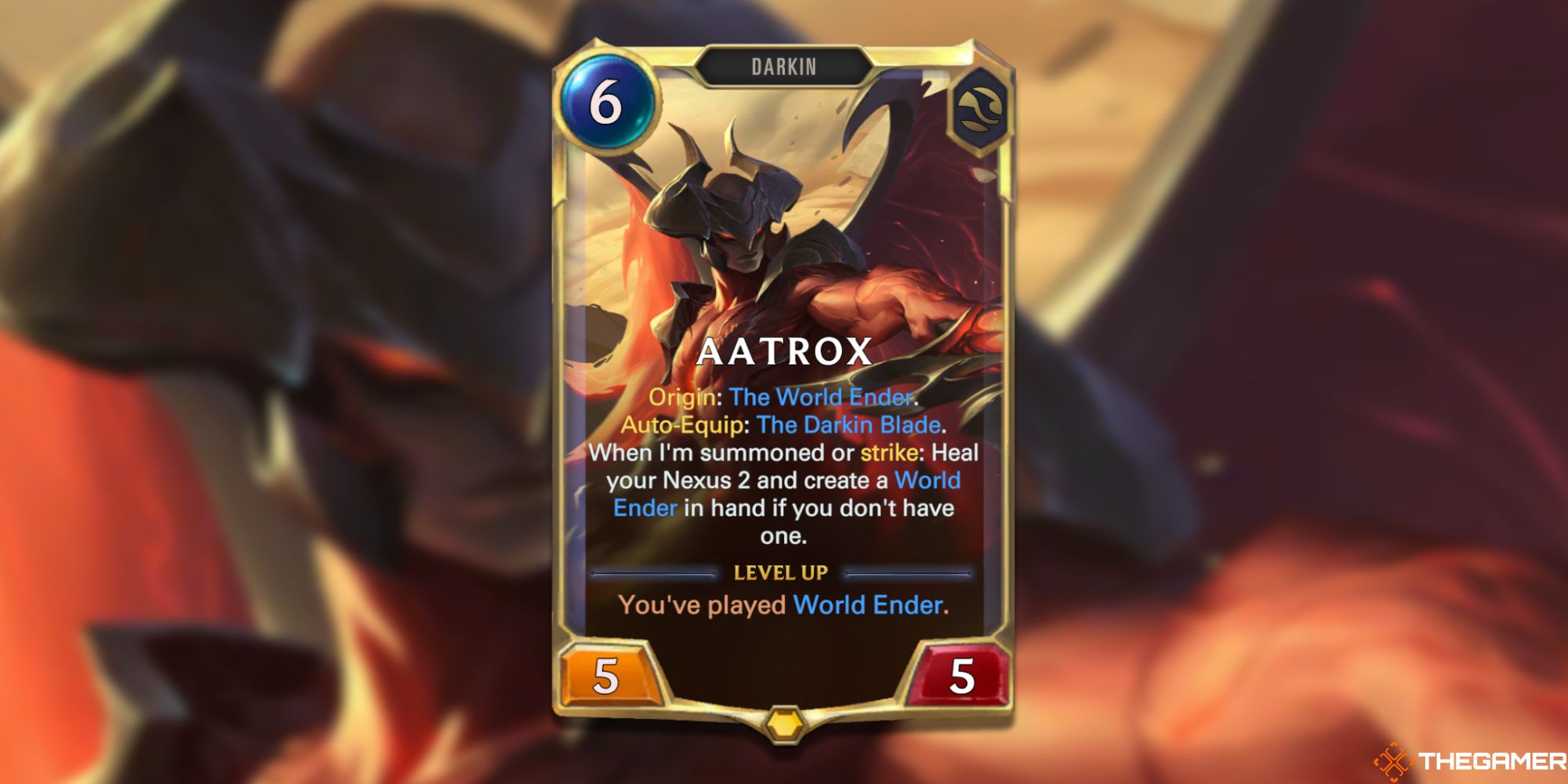 Legends of Runeterra aatrox card