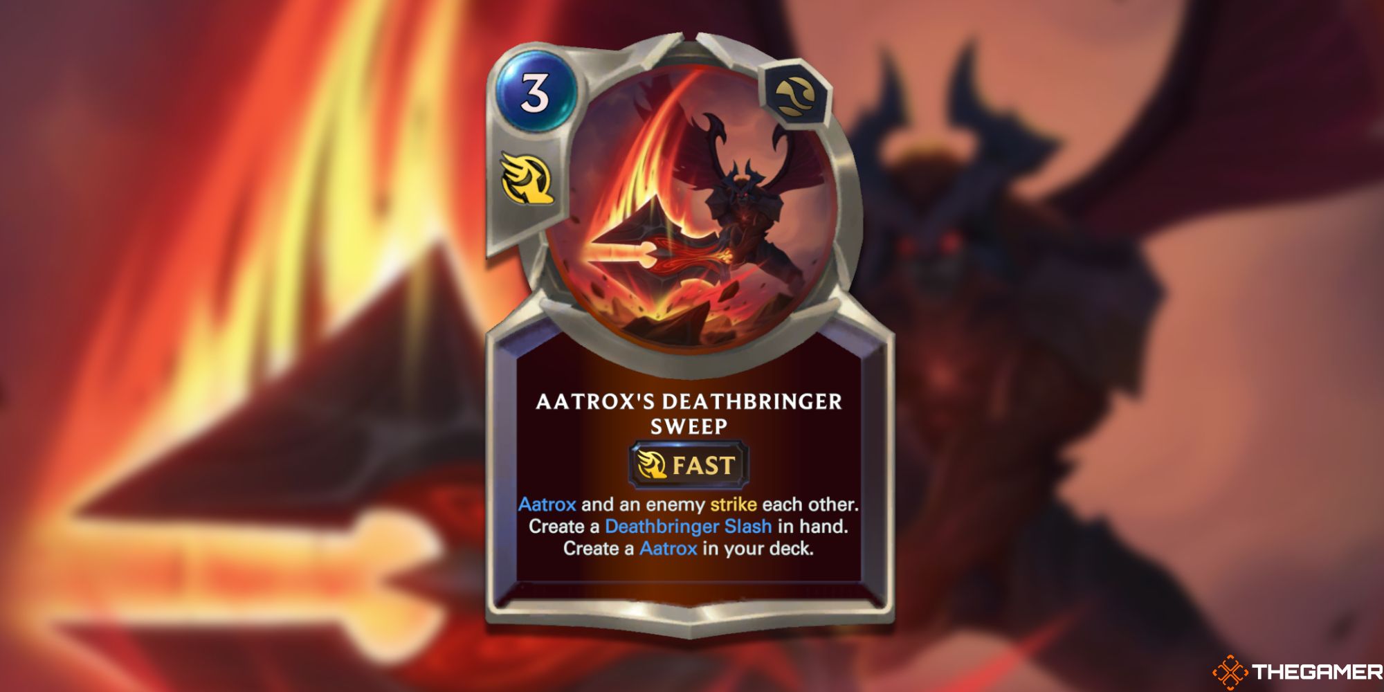 Legends of Runeterra aatrox champion spell