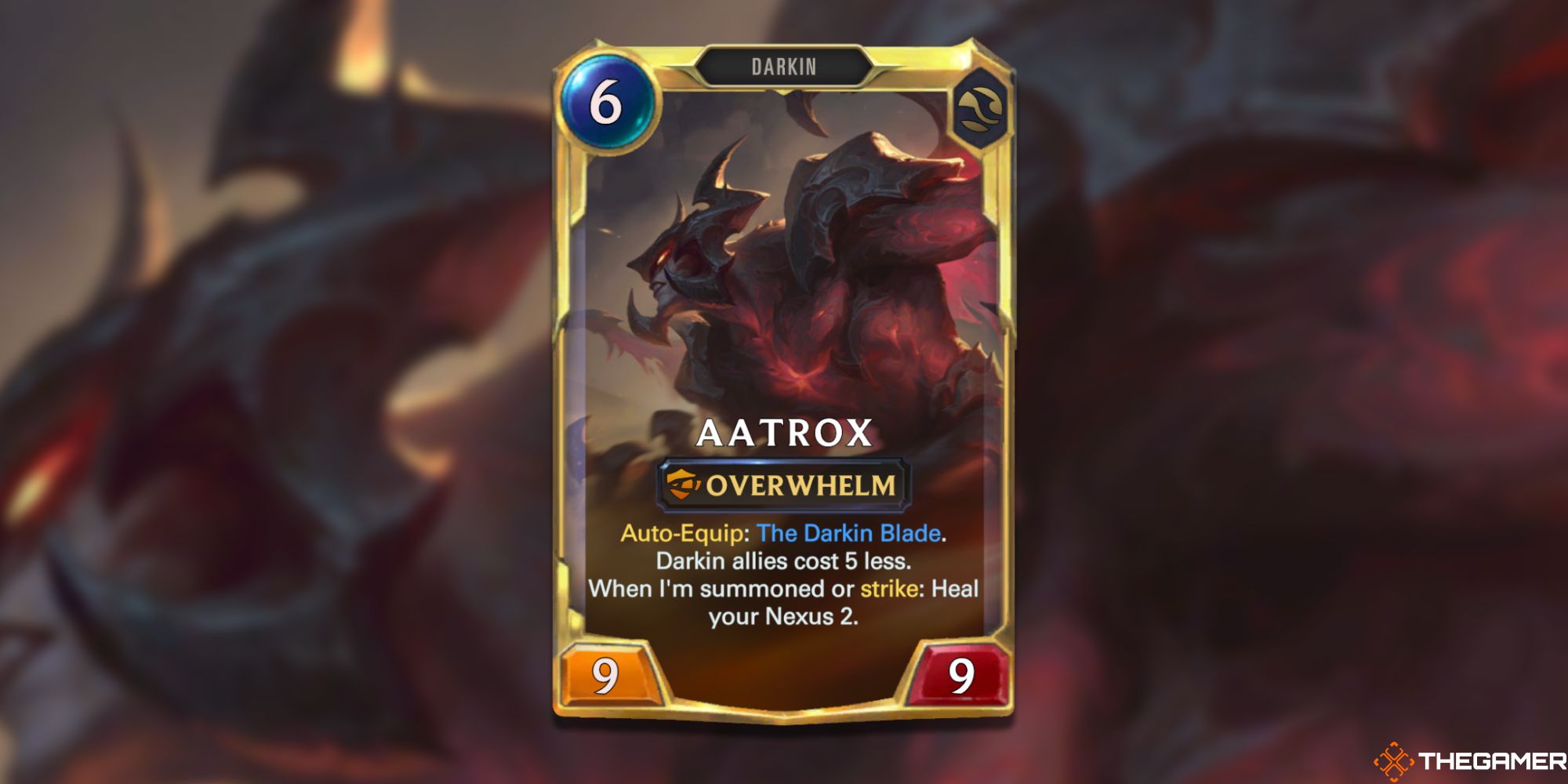Legends of Runeterra aatrox evolved card