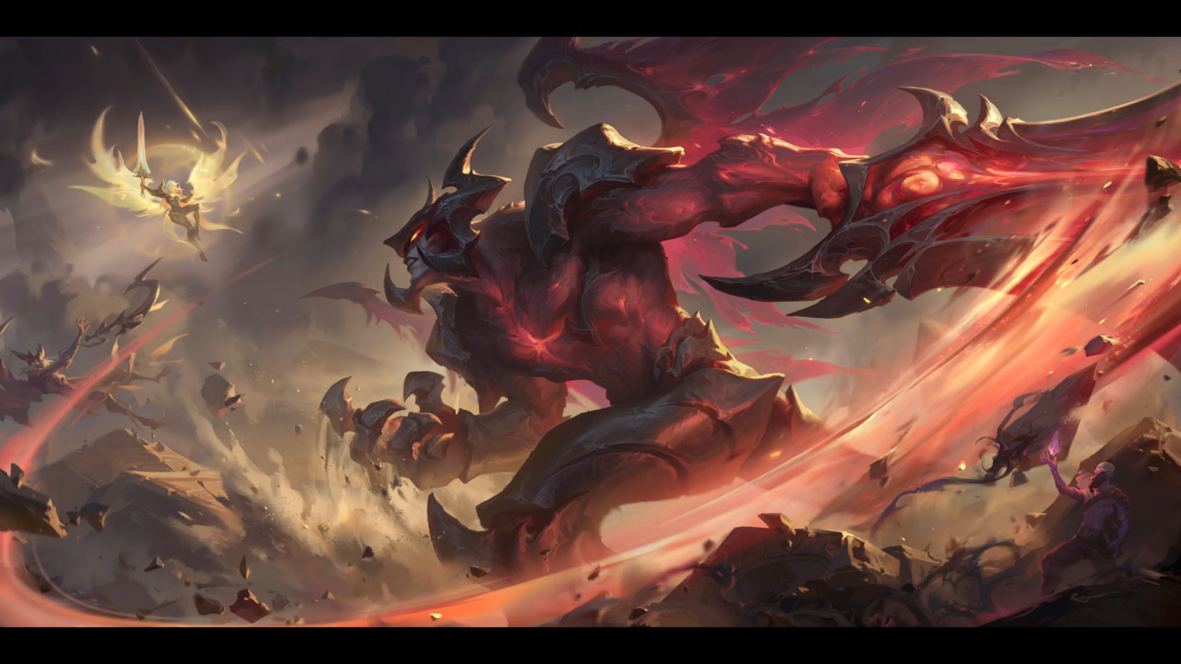 Legends of Runeterra Aatrox Evolved Splash Art