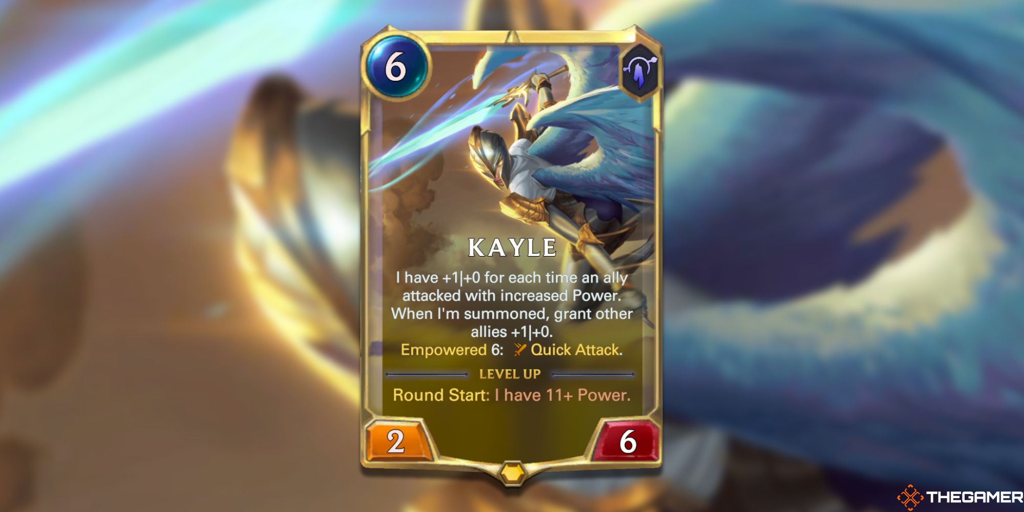 Legends of Runeterra base kayle card