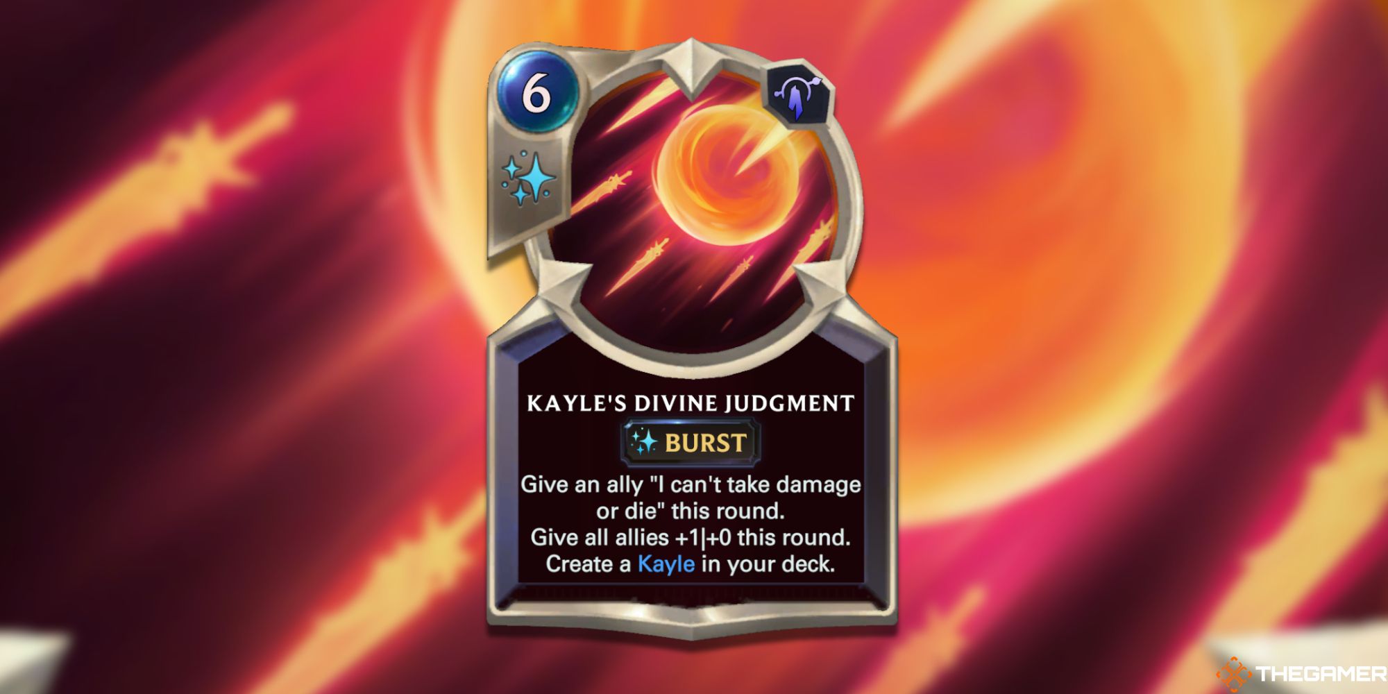 Legend of Runeterra kayle's divine judgment card