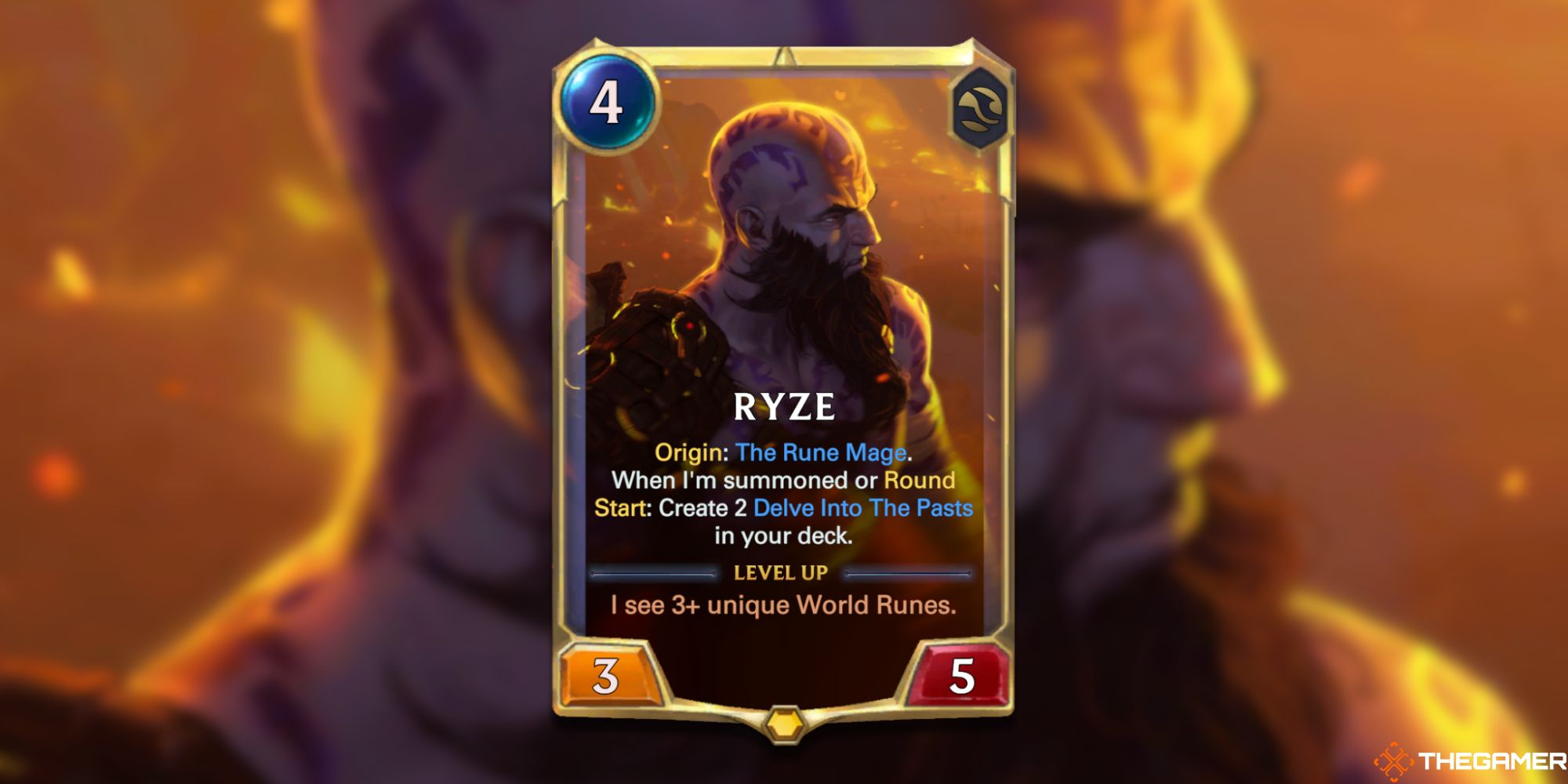 Legends Of Runeterra: Ryze Champion Information