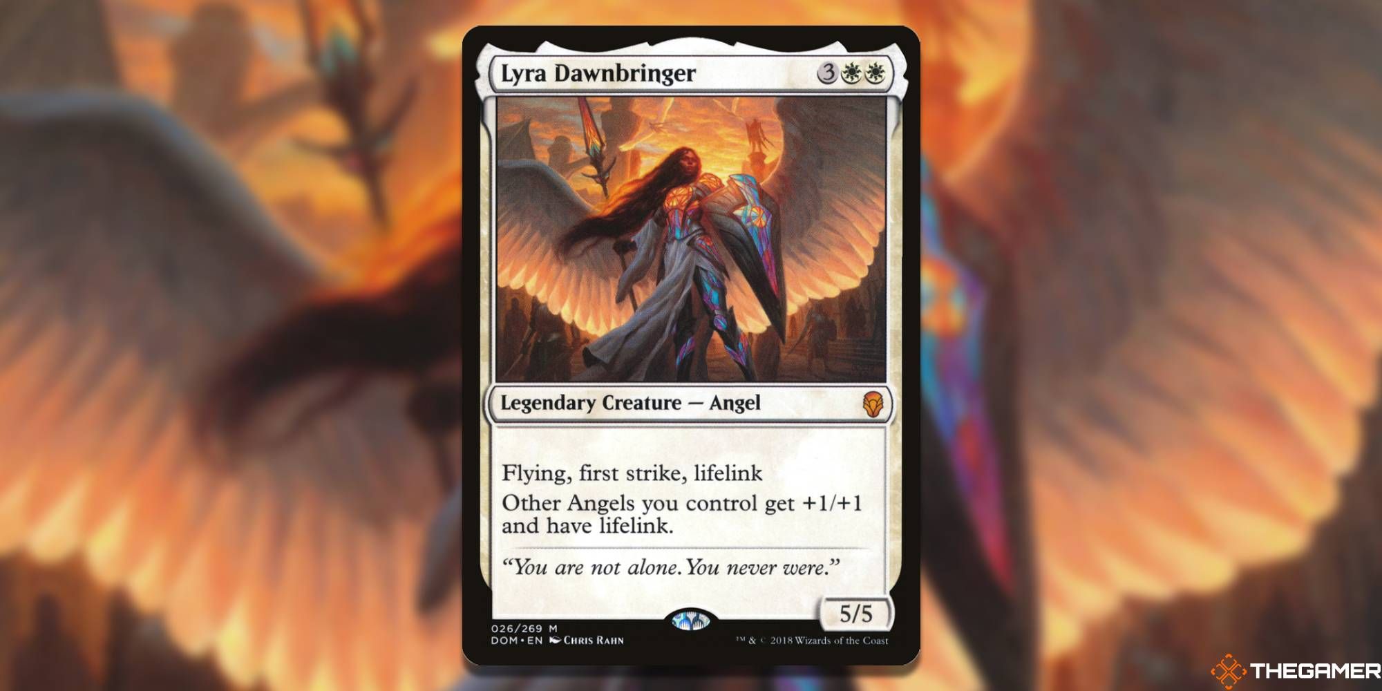 Lyra Dawnbringer by Chris Rahn - MTG Commanders DMR