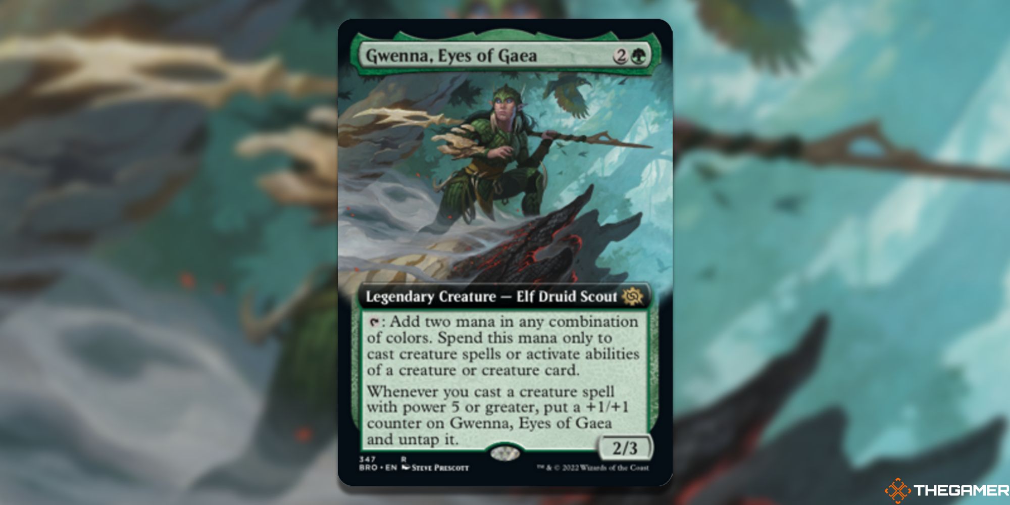 Magic The Gathering – The 10 Best Green Creatures In Standard Gwenna Eyes of Gaea