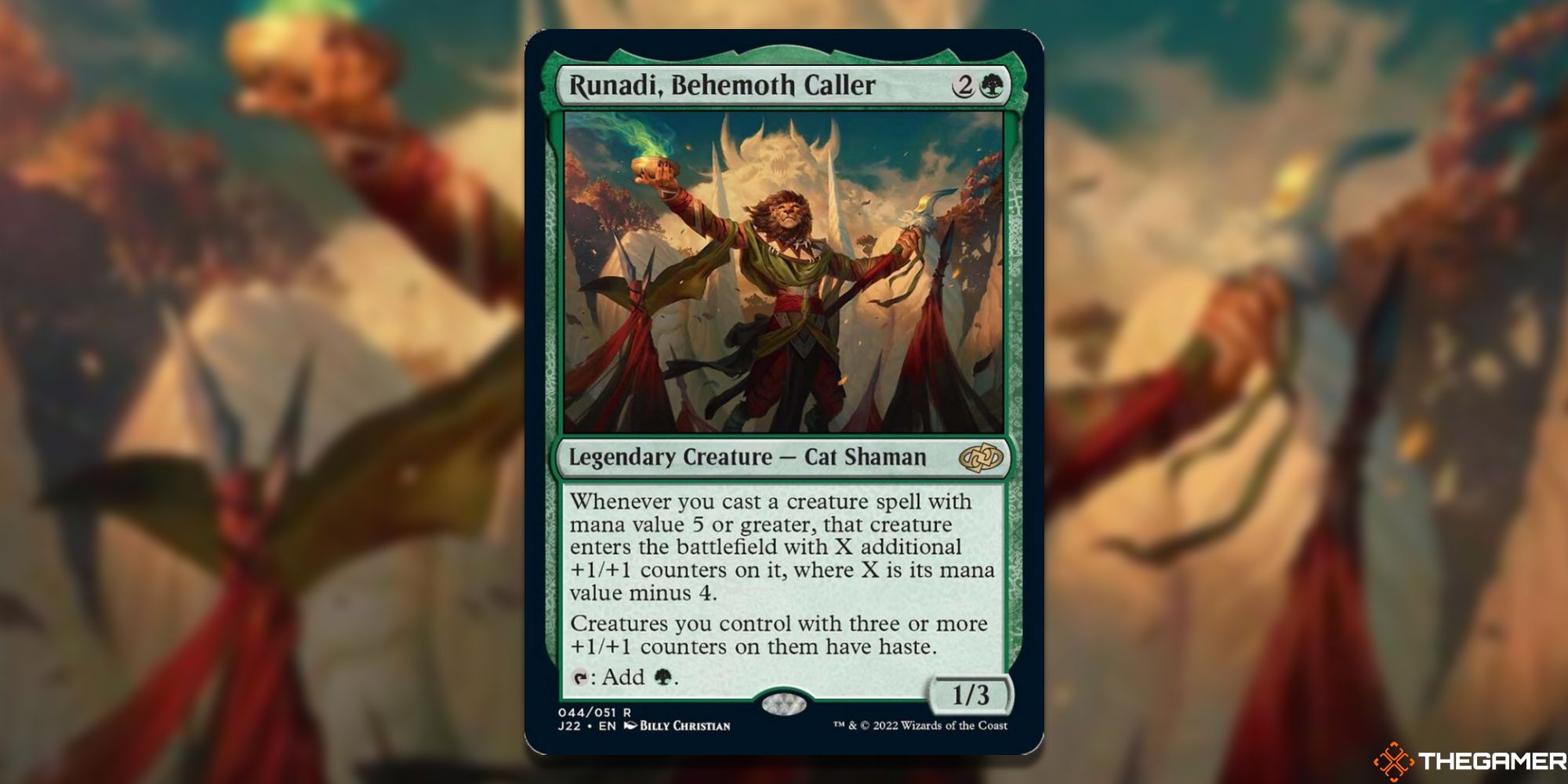 The Best New Green Cards In MTG Jumpstart 2022   Magic The Gathering The 10 Best New Green Cards In Jumpstart 2022 Rundai Behemoth Caller 