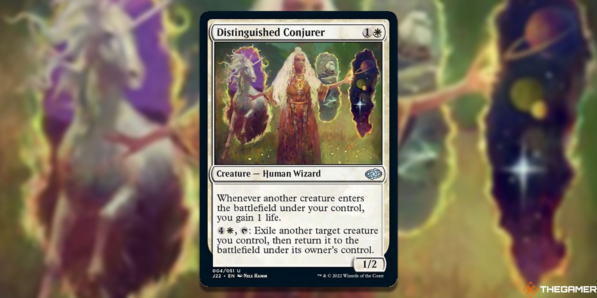 Magic The Gathering – The 8 Best New White Cards In Jumpstart 2022 Distinguised Conjurer