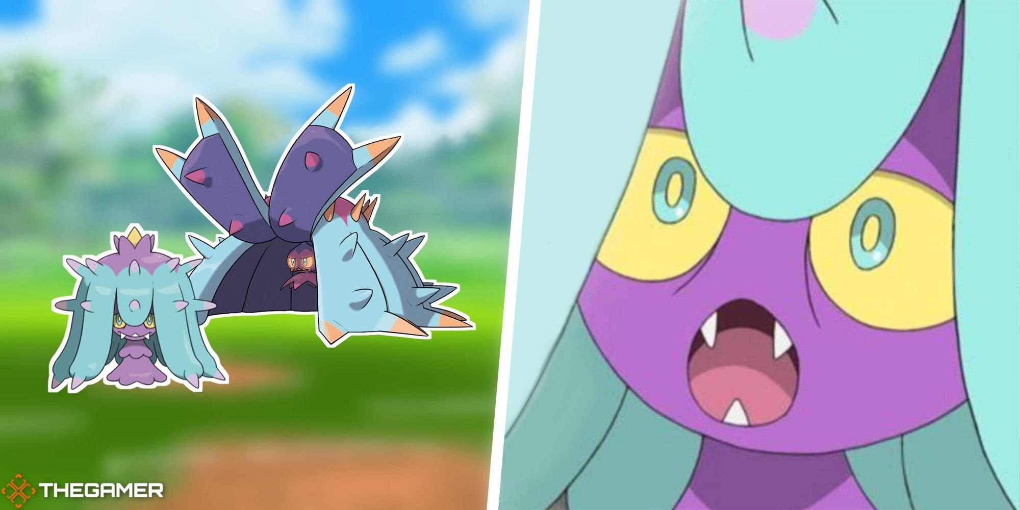 Mareanie and Toxapex from Pokemon Go