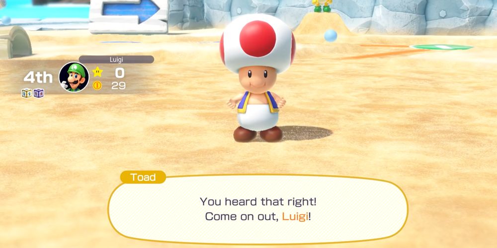Mario Party Superstars Item Gift For Luigi