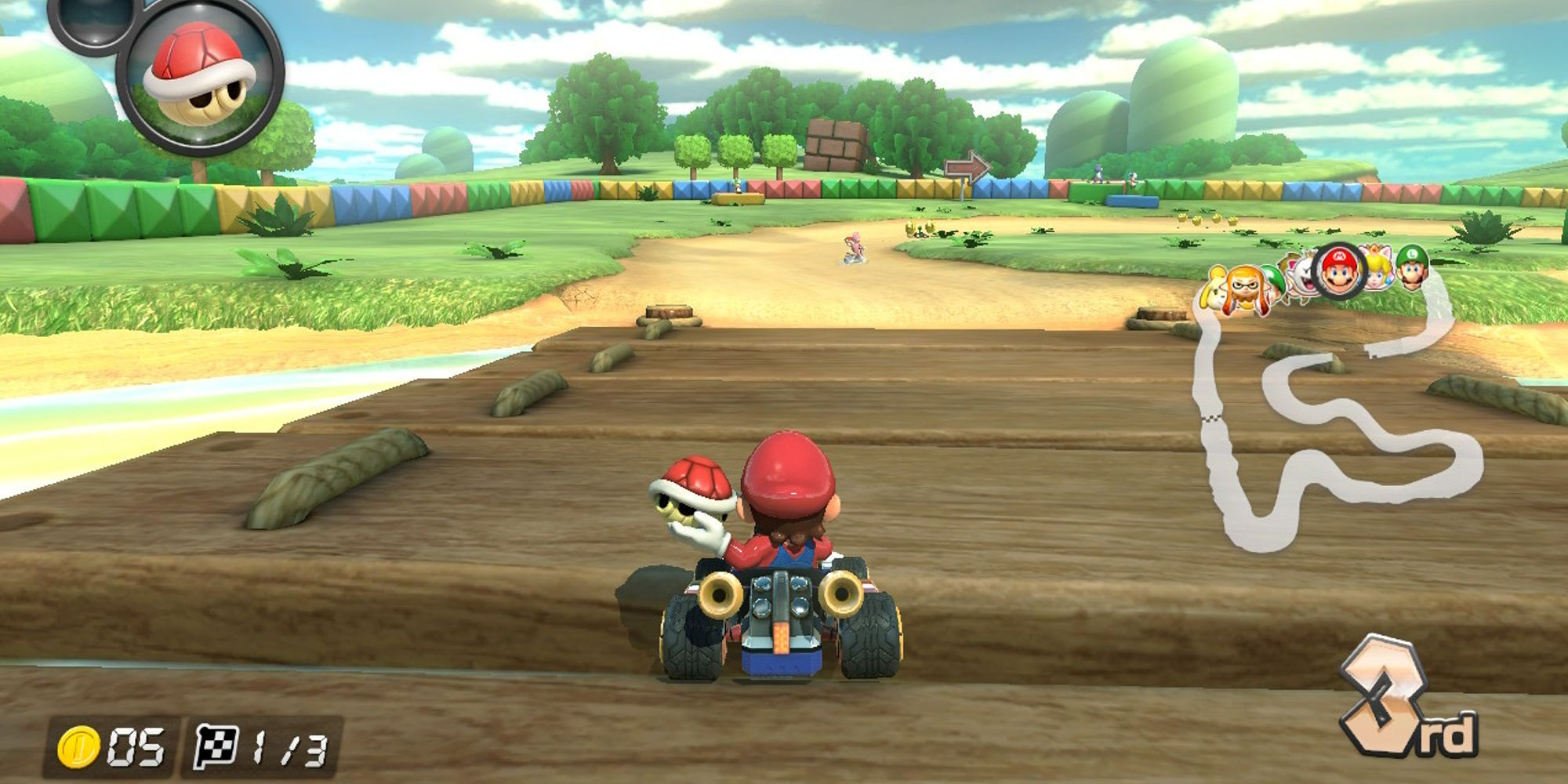 Mario Kart 8 Mario Avec Coque Rouge