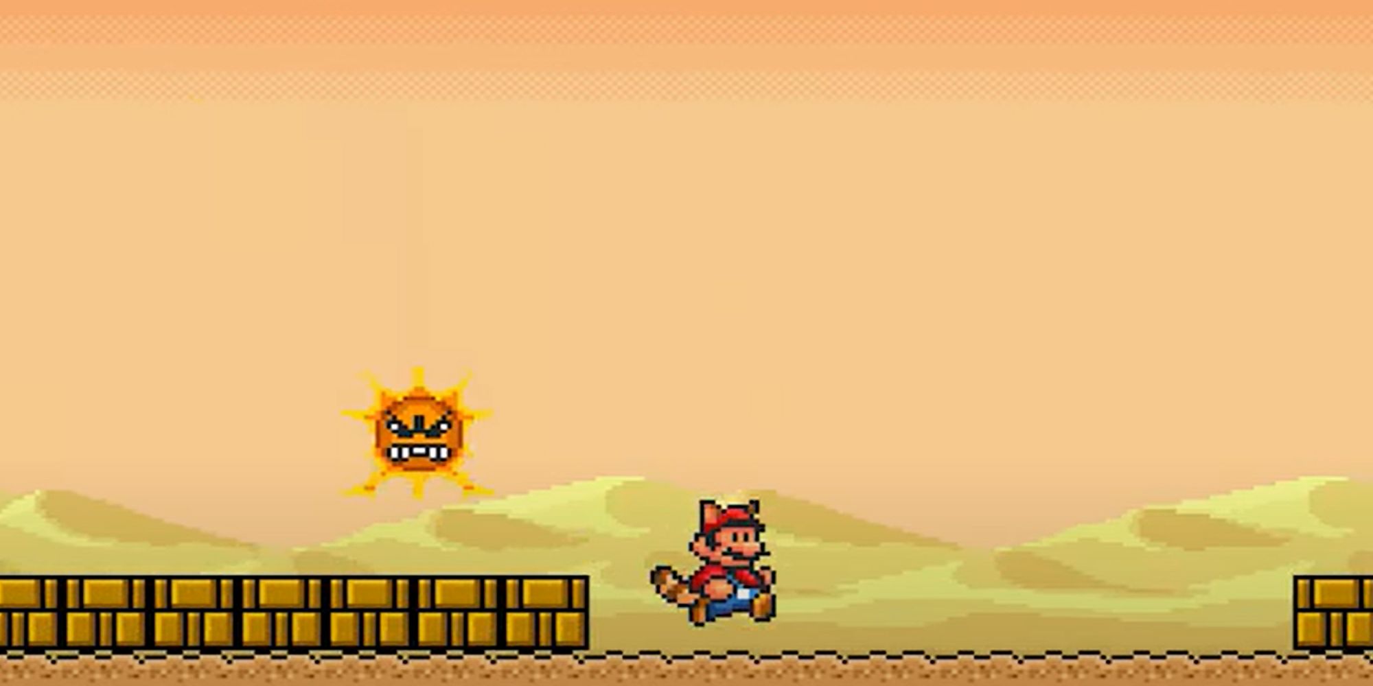Super Mario All-Stars Sun Level