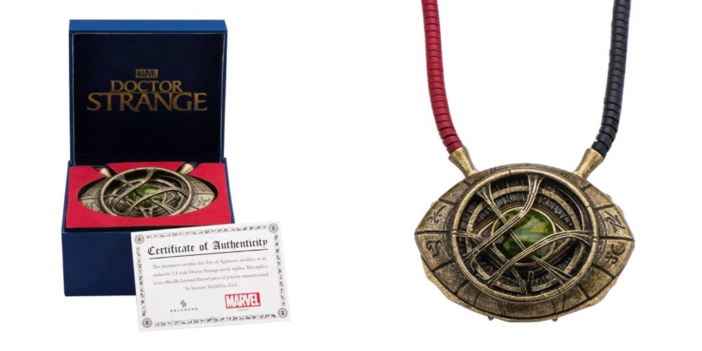 Marvel’s Doctor Strange Eye of Agamotto Replica Necklace collage