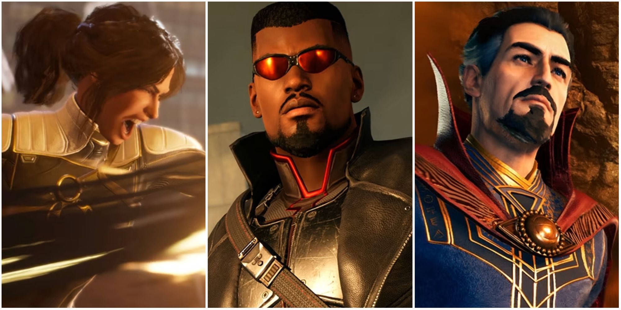 The best Beginner Team Composition (The Hunter, Blade, and Doctor Strange) in Marvel's Midnight Suns