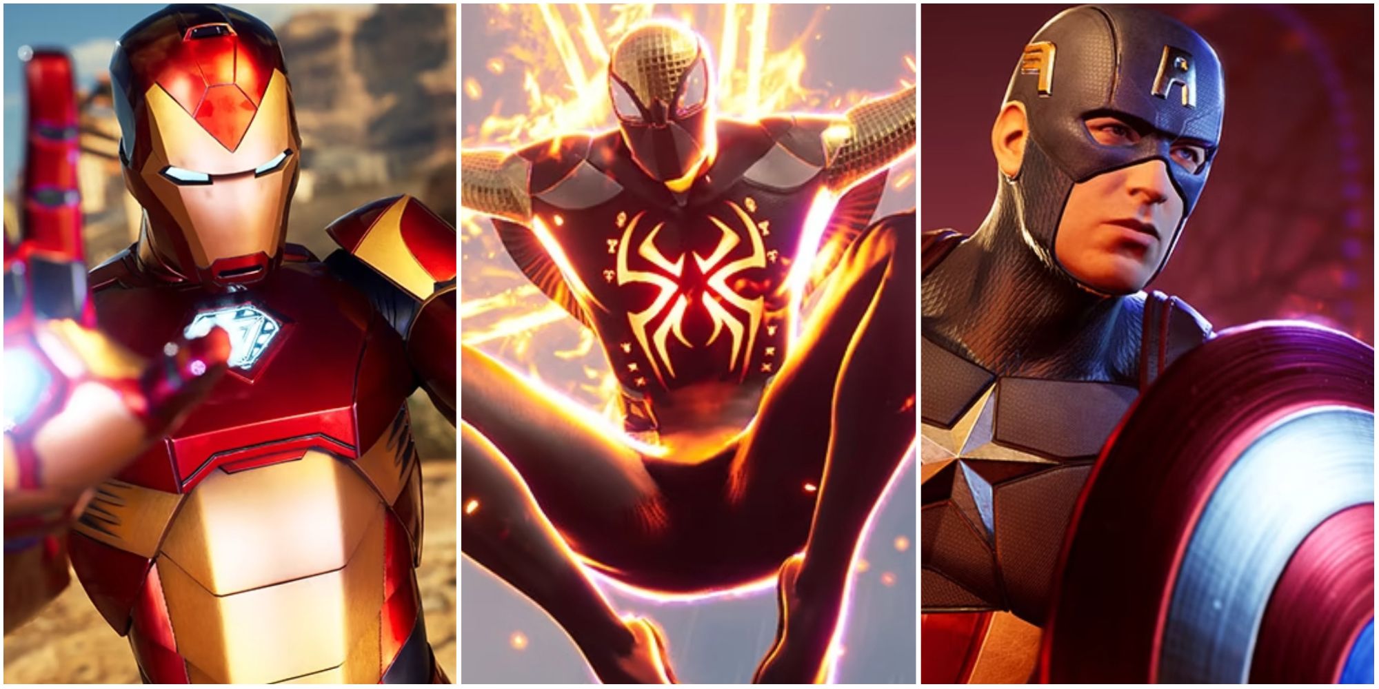 The best Heroism Team Composition (Iron Man, Spider-Man, and Captain America) in Marvel's Midnight Suns