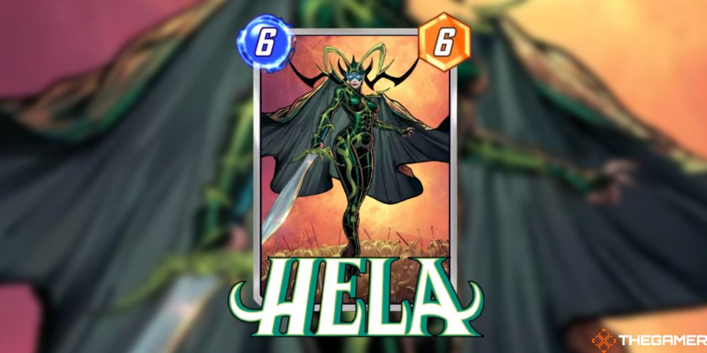 Marvel Snap Villain Cards Hela standard variant
