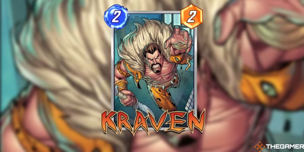 Marvel Snap Stegron Deck Kraven standard variant