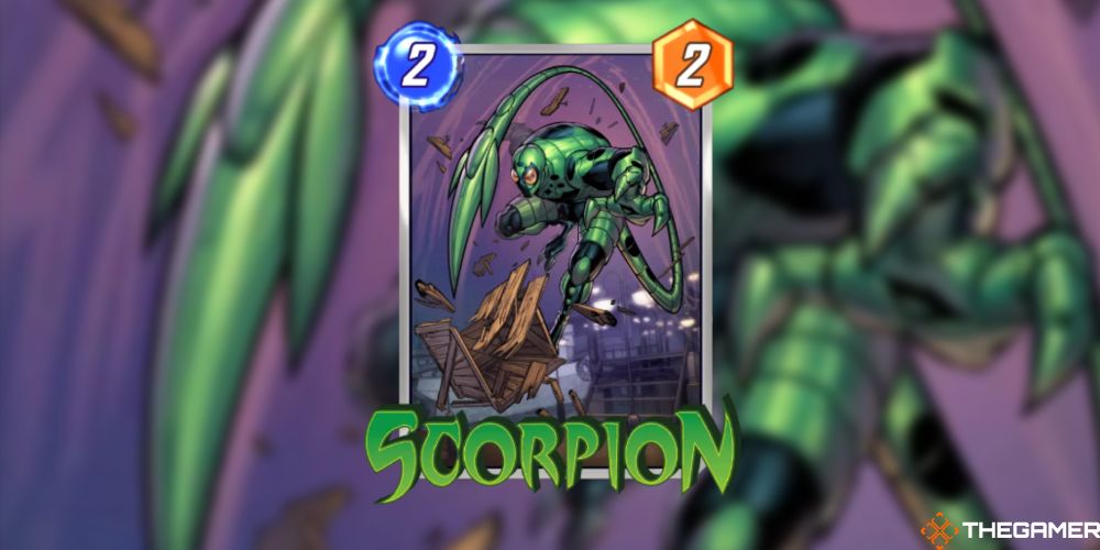 Marvel Snap Villain Cards Scorpion standard variant