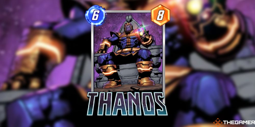 Marvel Snap Villain Cards Thanos standard variant