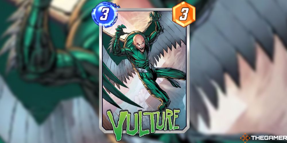 Marvel Snap Villain Cards Vulture standard variant